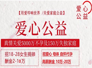 芝罘捐卵助孕生子 爱心志愿者招募